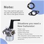 BenTsD Compatible avec le kit de carburateur 697422 696065 pour moteur de motoculteur 5HP 5.5HP 6HP 6.5HP 7HP 110402 110412 Carb
