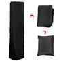 Duokon Jardin Patio Heater Couverture Respirante Impermable Impermable Couvre Protecteur en Plein Air Noir Beige + Caf 81.5 * 22