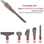 Buse Brosse Accessoires Kit avec Tuyau Extensible pour Dyson V7 V8 V10 V11 V11 SV10 SV11 SV14 Aspirateur, Quick Release Nettoyag