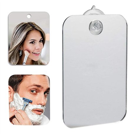 2 Pièces Miroir De Rasage Miroir De Voyage Miroir De Douche Anti-Buée Miroir De Rasage Pour Salle De Bains Miroir De Rasage De S
