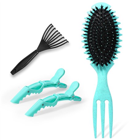 Vinabo Brosse Cheveux Bouclés