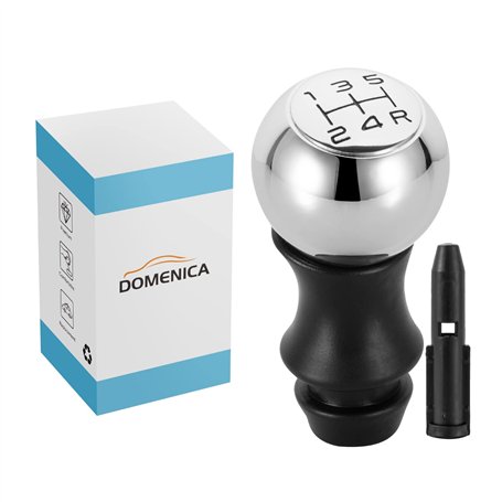 DOMENICA 5 Vitesses Pommeau de Levier de Vitesse Compatible pour Peugeot 106 107 205 206 207 301 306 307 308 406 407 408 508 605