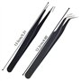 Pince à épiler Les Sourcils,2 PCS Pince à Sourcils Pincettes en Acier Inoxydable Econtal Pince à Épiler pour Sourcils pour Sourc