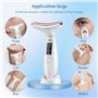 Appareil Visage Anti Ride Lifting: Masseur Visage 5°C Froid & 45°C Chaleur – Appareil Massage de Beauté Electrique EMS 6 Modes L