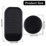 Lot de 6 tapis antidérapants pour tableau de bord de voiture, tapis de fixation en silicone, avec forte adhérence, pour décorati