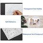 Pochettes autocollantes, 14 pièces, pochettes horizontales transparentes pour cartes, porte-étiquettes, auto-adhésives pour prot