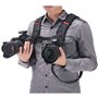Ztowoto Harnais de sangle d'appareil photo à double épaule sangle d'attache double caméra réglable à dégagement rapide avec atta