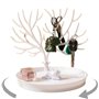 Présentoir de bijoux en bois de cerf,Support pour Organisateur de Collier,pour bagues