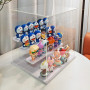 Vitrine Transparent de Rangement pour Figurine