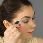 Lurrose Pince à épiler élastique automatique rétractable pour enlever les sourcils (couleur aléatoire)