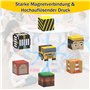 Souvik Blocs de Construction Magnétiques Enfants 136 Pièces – Jouet Éducatif STEM 3+ Ans, Cubes Magnétiques à Empiler, Cadeau Mo