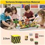 Souvik Blocs de Construction Magnétiques Enfants 136 Pièces – Jouet Éducatif STEM 3+ Ans, Cubes Magnétiques à Empiler, Cadeau Mo
