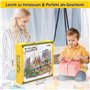 Souvik Blocs de Construction Magnétiques Enfants 136 Pièces – Jouet Éducatif STEM 3+ Ans, Cubes Magnétiques à Empiler, Cadeau Mo