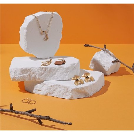 4pcs Original Design Produit Photographie Fond irrégulier aromathérapie plâtre Photographie Prop Alimentaire Bijoux cosmétiques