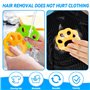 PQETBV Attrape Poils Machine a Laver, 12 PCS Réutilisable Boule Anti Poils Machine a Laver, Enleve Poil Animaux, pour Nettoyer P