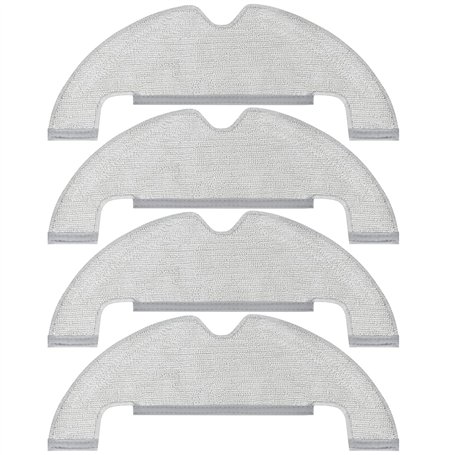 Lot de 4 chiffons de rechange pour aspirateur robot Dreame Bot Z10 Pro L10 Plus