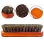 LiJuanWang Brosse à CRIN de Cheval,2 pièces Brosse de pour Chaussures,Brosse À Reluire CRIN De Cheval brosses de Cirage du Cuir,