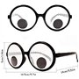 EPRHAY Lunettes à Yeux Mobiles Amusantes pour fête d'anniversaire déguisement
