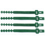 Lot de 10 Pièces À Toute épreuve Attaches Végétales, 24cm Bretelles Ajustables pour Arbres Liens pour Plantes De Jardin Interloc