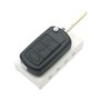 BROVACS Boîtier de clé de rechange compatible avec Land Rover Range Rover Sport LR3 Discovery 3 boutons Flip Entrée sans clé Tél