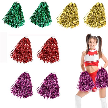 Wxinsheng 8 PCS Pompons Cheerleader