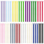 SZCXDKJ Lot de 45 fermetures éclair invisibles multicolores en nylon pour couture et travaux manuels 15 couleurs 55 cm