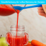 Lot de 3 spatules en silicone résistantes à la chaleur - 3 couleurs - Longue poignée anti-adhésive - 28 cm - Grattoir à pâte en