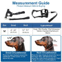 Muselière en Nylon Réglable pour Chiens Anti Aboiement Anti Morsure