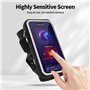 Poraceous Brassard de Sports Téléphones Portables, Brassard de Course avec Poche Écouteur, Résistant à Leau pour Tous Les Smartp