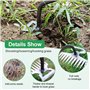 poraceous Désherbeur Manuel, Outil de Désherbage Manuel, Outil de Désherbeur en Acier Inoxydable, Outils Jardinage avec Poignée 