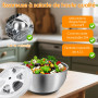 Essoreuse À Salade INOX Idéal