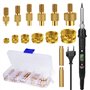 Inserts filetés - Panne à souder avec affichage de la température - 80 W + 130 pièces - Inserts filetés M2/M3/M4/M5/M6/M8 - Kit