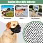 prota Museliere pour Chiens Ajustable Muselière Chien, Muselière en Nylon Réglable avec Sangles, Muselière en Maille Respirante