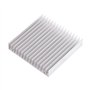 Dissipateur de Chaleur en Aluminium Haute Puissance 16 Ailettes 100x100x18mm pour Transistors à Semi-Conducteurs