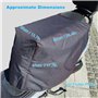 Pelucton Tablier Couvre Jambe Scooter Universel, Housses de Protection Froid Imperméable pour Scooter en Hiver, Jupe De Pluie An