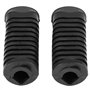 Moto Repose-pieds Pad - Plaque avant moto Repose-Pieds, Repose-pieds en caoutchouc Pad Grip Cover Compatible avec 125cc CG 125