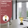 10Pièces Trophées Mini Plastique Or pour Garçon Fille Récompenses de Compétition et Jouets Éducatifs pour et Activités Scolaires