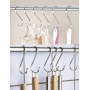 Lot de 12pcs Crochets en S de suspension multifonctions Crochets en forme de S facier inoxydable Crochet S pour salle de bains, 