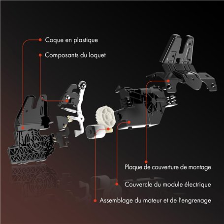 RAUBAY Support de caméra pour moniteur, pince de webcam suspendue avec vis de 6,35 mm, support supérieur de moniteur MILC pour d