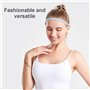3 Pcs Bandeau Cheveux Homme, Élastique Cheveux Serre Tete Homme, Antidérapant Bandeau Sport pour Yoga Football Jogging Femmes Ho