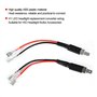 Adaptateur LED H1 Meriva B,Adaptateur LED H1,H1 LED,Ligne De Câblage De Conversion Repment pour Ampou Pharehi,2Pcs H1 LED Adapta