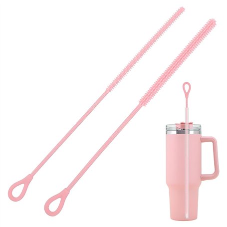 iwontalersy Lot de 2 Goupillon Paille Silicone