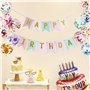 Ballons Anniversaire Happy Birthday Deco et 12 pcs Ballons de Confettis