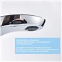 Onyzpily Robinet de lavabo à une main avec robinet en laiton - Robinet de salle de bain - Robinet mitigeur d'évier - Économie d'