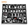 32 PCS Pieds-de-biche de Machine À Coudre Domestique Pied Presseur DIY Couture Marche Pied Presseur Ménage Machine À Coudre Acce