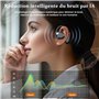 Écouteurs Bluetooth Traducteur Vocal Instantané IA, Conversation Instantanée Meilleur, Sans WiFi, 140+ Langues, Compatible iOS A