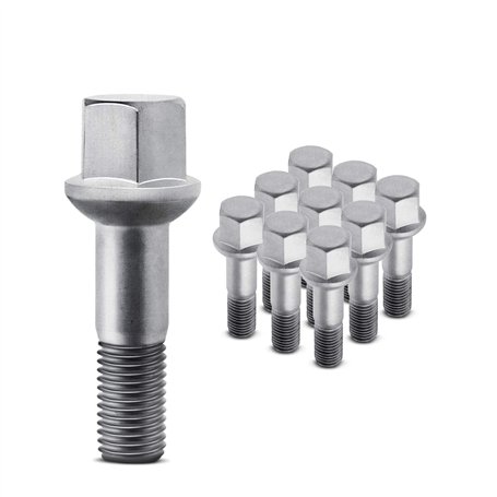 Frankberg Lot de 10 boulons de roue compatibles avec 124 190 Classe A Classe C CLC E SL SLK Vaneo 1982-2011 0009904807