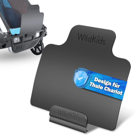 WildKids Garde-boue réglable pour remorque de vélo Thule Chariot - Protection contre les pierres