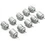 DollaTek 10Pcs DC Motor 140 Mini Moteur Électrique DC 3-5V 6300 RPM pour DIY