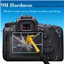 ULBTER 90D Film de Protection d'Ecran pour Appareil Photo Canon EOS 90D et Housse de Sabot, Caméra Protecteur Verre Trempé Optiq